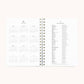 2025-2026 Softcover Weekly Simplified Planner - Happy Stripe
