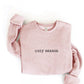 OAT COLLECTIVE - EMBROIDERED COZY SEASON Sweatshirt : VINTAGE WHITE LONG SLEEVE / XL