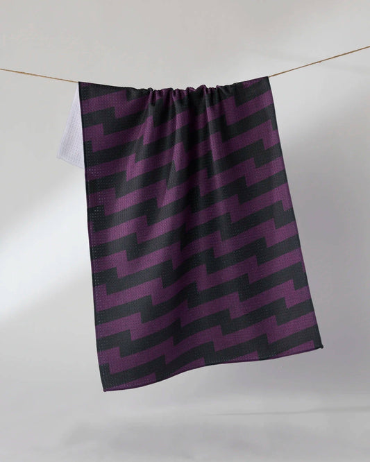 Current Tea Towel: Purple