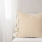 Coraline Textured Pillow Cover with Side Tassels 20x20