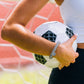 TELETIES - Spiral Hair Coils | Large | Soccer Hair Ties
