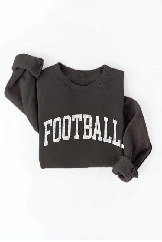 FOOTBALL Graphic Sweatshirt- AUTUMN LEAF