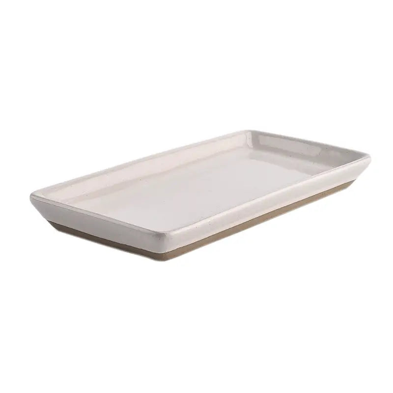 Cream Stoneware Tray