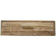 Rectangular Wood Decorative Tray - Rustic - 14x4"