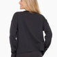 Organic Cotton Blend Crew Neck: NATURAL