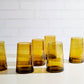 Verve Culture - Moroccan Cone Glassware Large - Amber: Amber