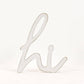 Wood Cutout (HI): White