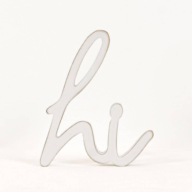 Wood Cutout (HI): White