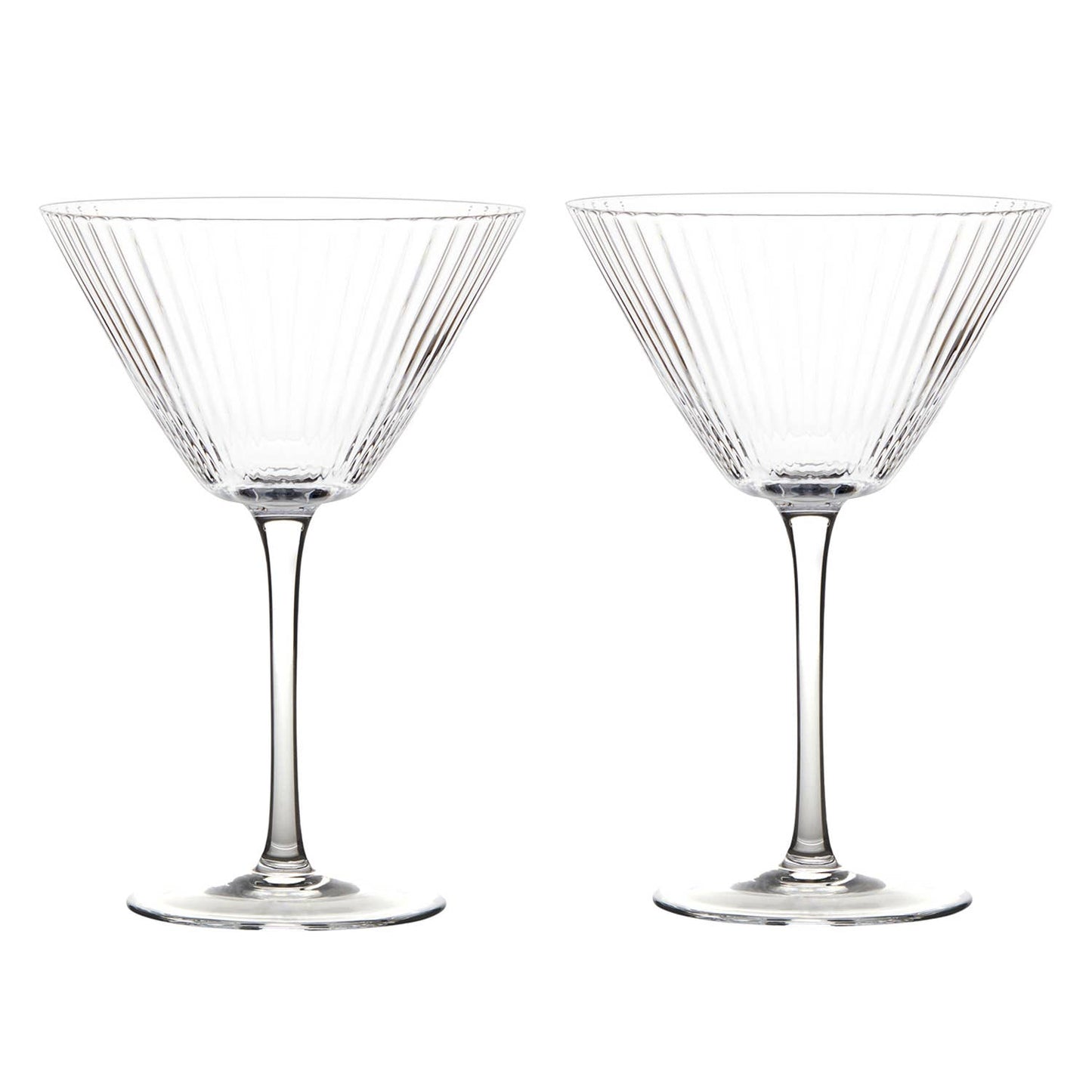 Empire Clear Cocktail Glasses: Set of 2