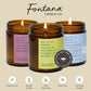 Fontana Candle Co. - Golden Grove Essential Oil Beeswax Jar Candle: Non-Toxic