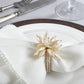 Pearl Flower Napkin Ring: Ivory