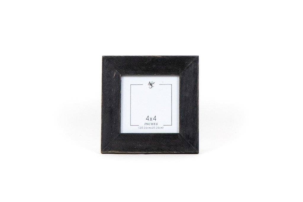 Wood Photo Frame (4x4): BLACK