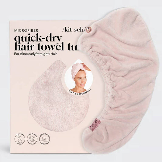 Quick Dry Hair Towel - BLUSH