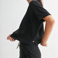Mono B - Brushed Hacci Dolman Top: BURNT AMBER / S:M:L (2:2:2)