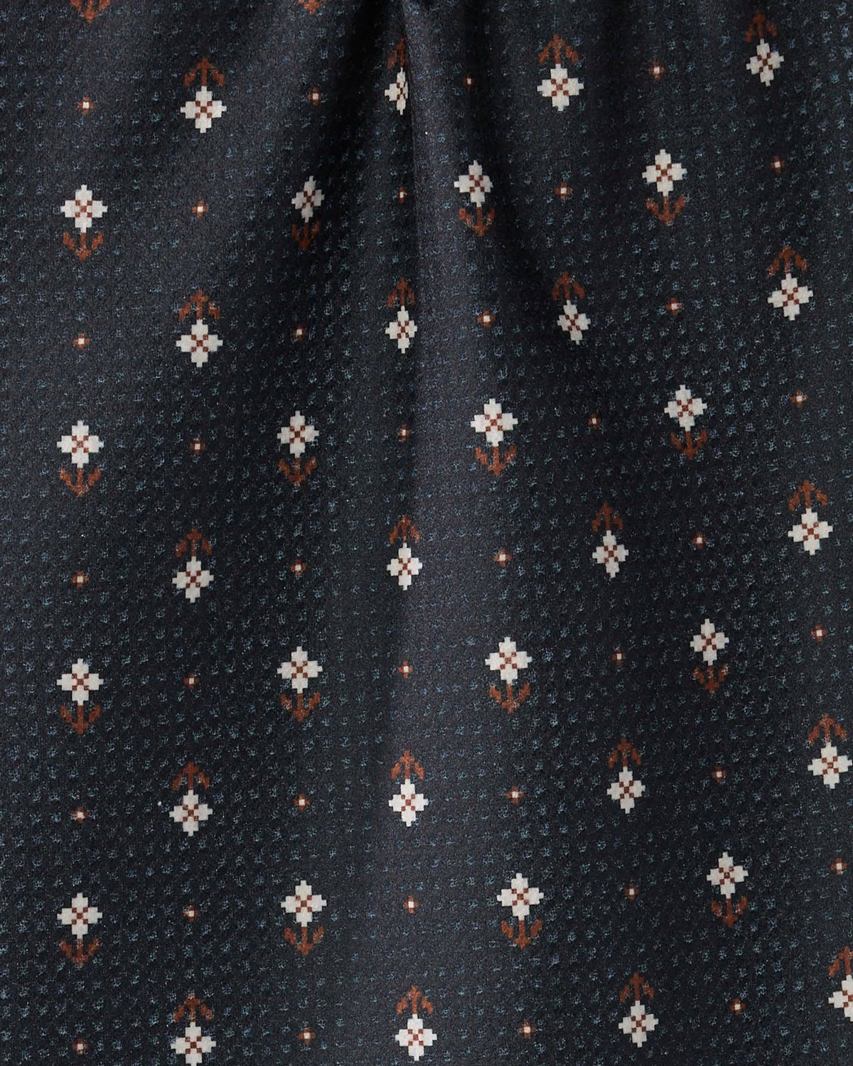 Geometry - Folk Pixel Mini Towel: White