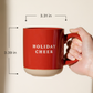 Mug: Ho Ho Ho Red Stoneware Coffee Mug