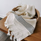 Turkish Cotton Hand Towel, Multi Stripe