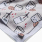 Geometry - Milk And Cookies Tea Towel