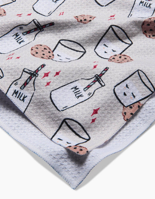 Geometry - Milk And Cookies Tea Towel