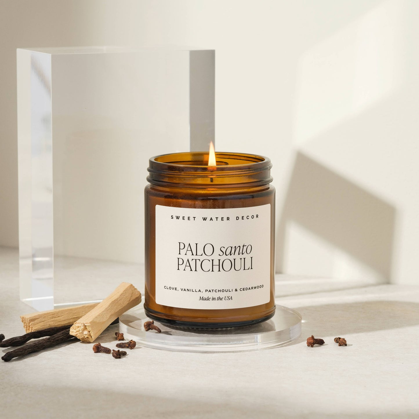 Candle: Palo Santo Patchouli 9 oz Soy Candle
