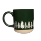 Mug: Pine Trees Stoneware Coffee Mug