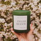 Candle: English Meadow 15 oz Soy Candle, Matte Jar