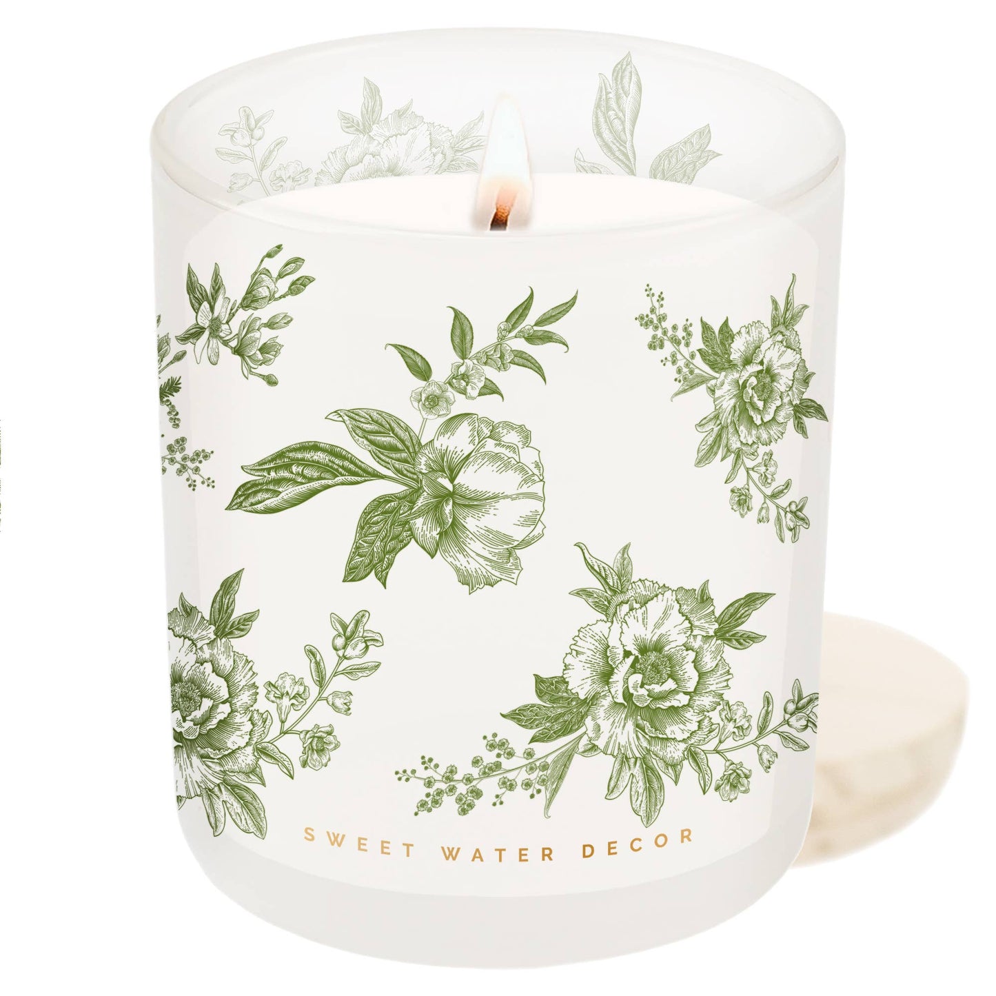 Candle: Green Delft 12 oz Soy Candle