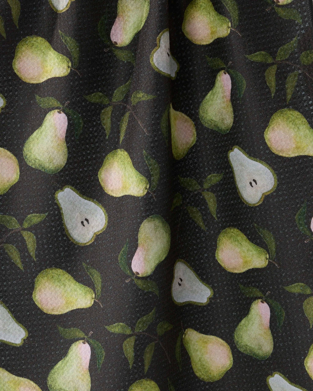 Geometry - Pearwood Tea Towel: Brown