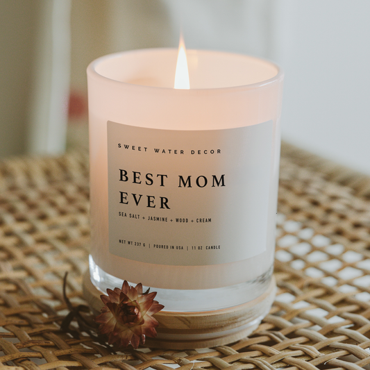 Candle: BEST MOM EVER- 11 oz Soy Candle