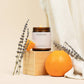 Fresh Linen Essential Oil Beeswax Jar Candle: Non-Toxic