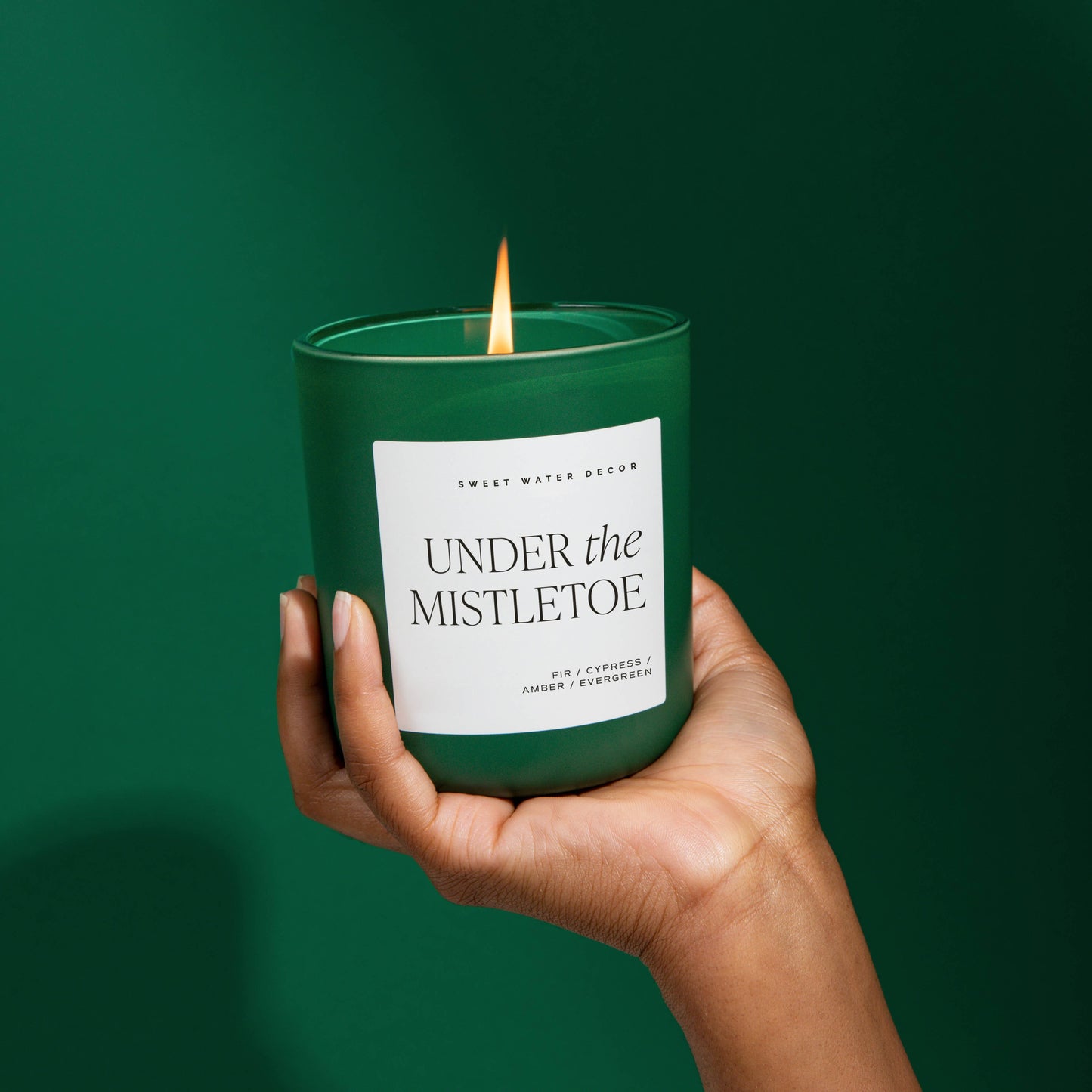 Candle: Under the Mistletoe 15 oz Soy Matte Candle