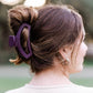 Open Hair Clip | Large | Burgundy Bliss