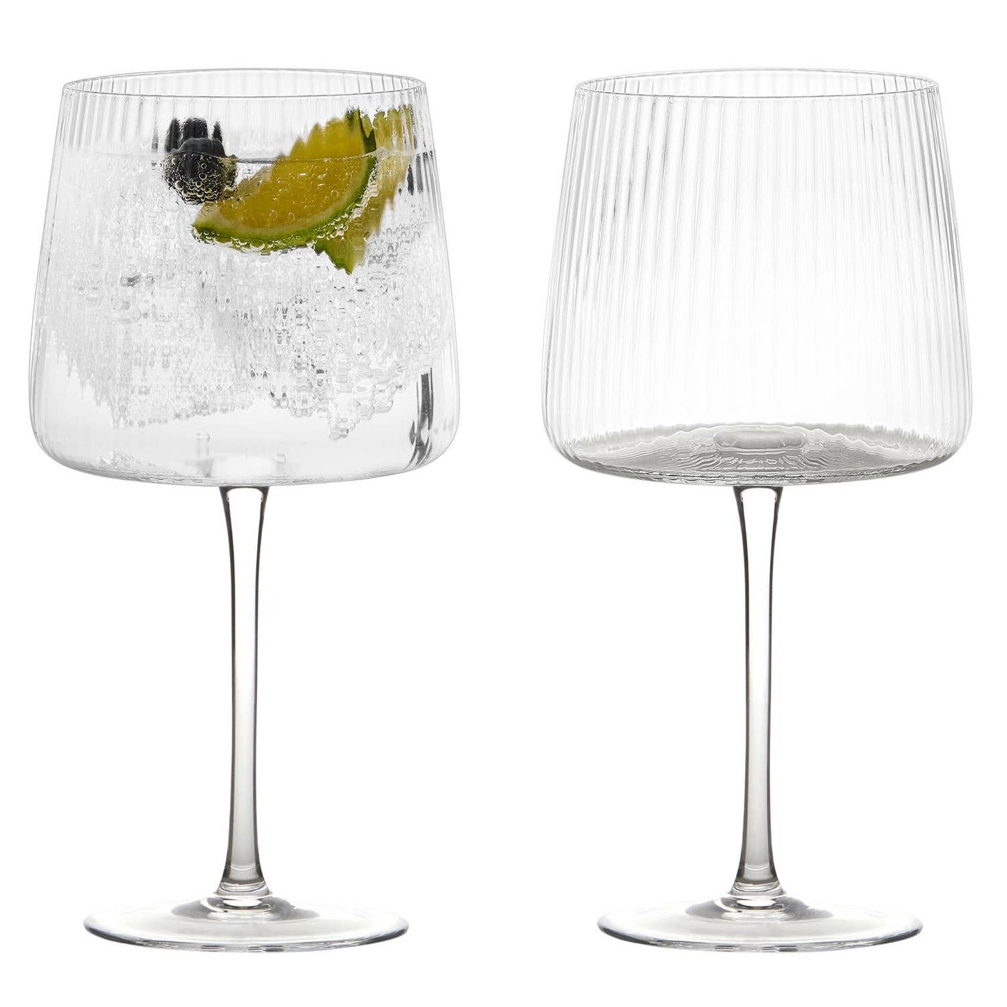 Empire Clear Gin Glasses: Set of 2