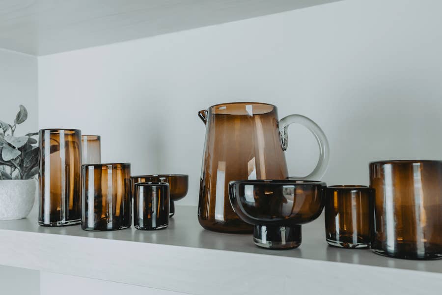 Verve Culture - Handblown Mexican DOF Glasses - Tamarind