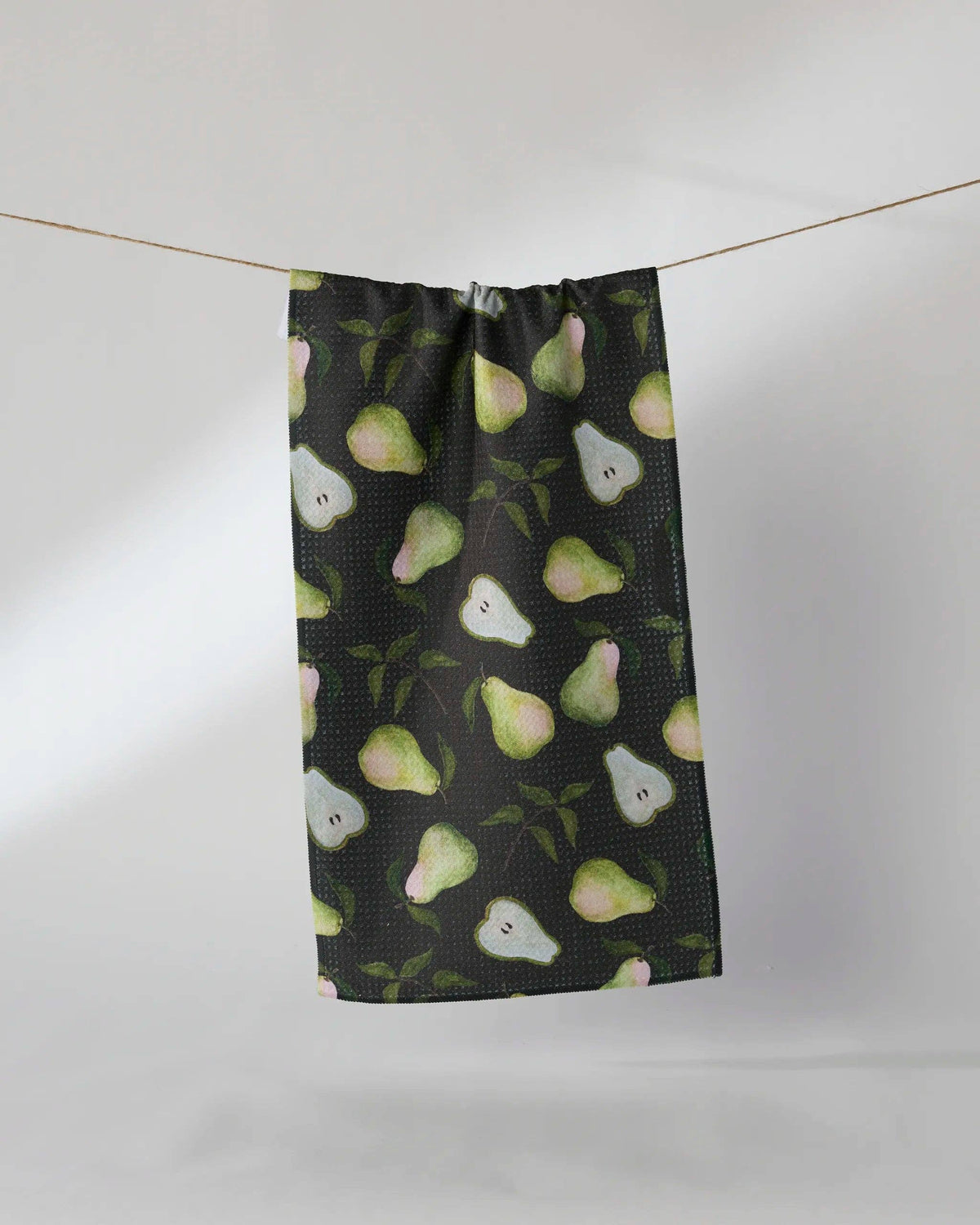 Geometry - Pearwood Mini Towel: White