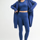 Open Front Longline Hoodie Cardigan: NEW ORCHID