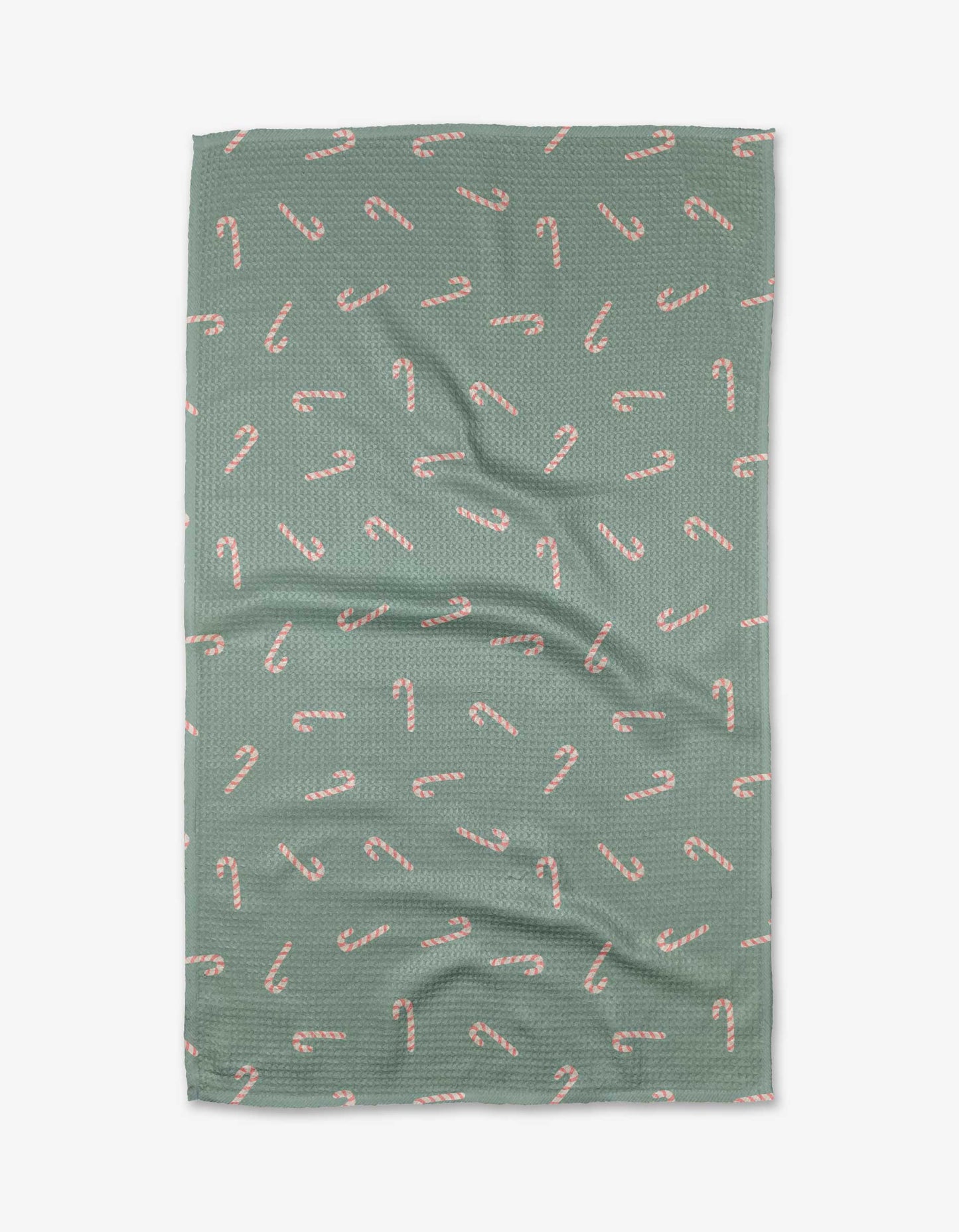 Geometry - Cute Candy Canes Tea Towel