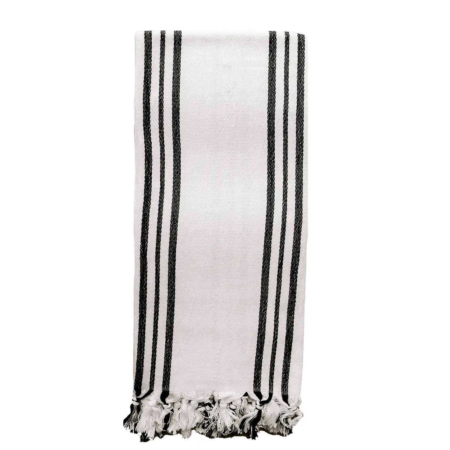 Jordan Turkish Cotton + Bamboo Hand Towel - Three Stripe