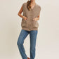 Textured Thermal Cozy Sweater Vest: HT. GREY