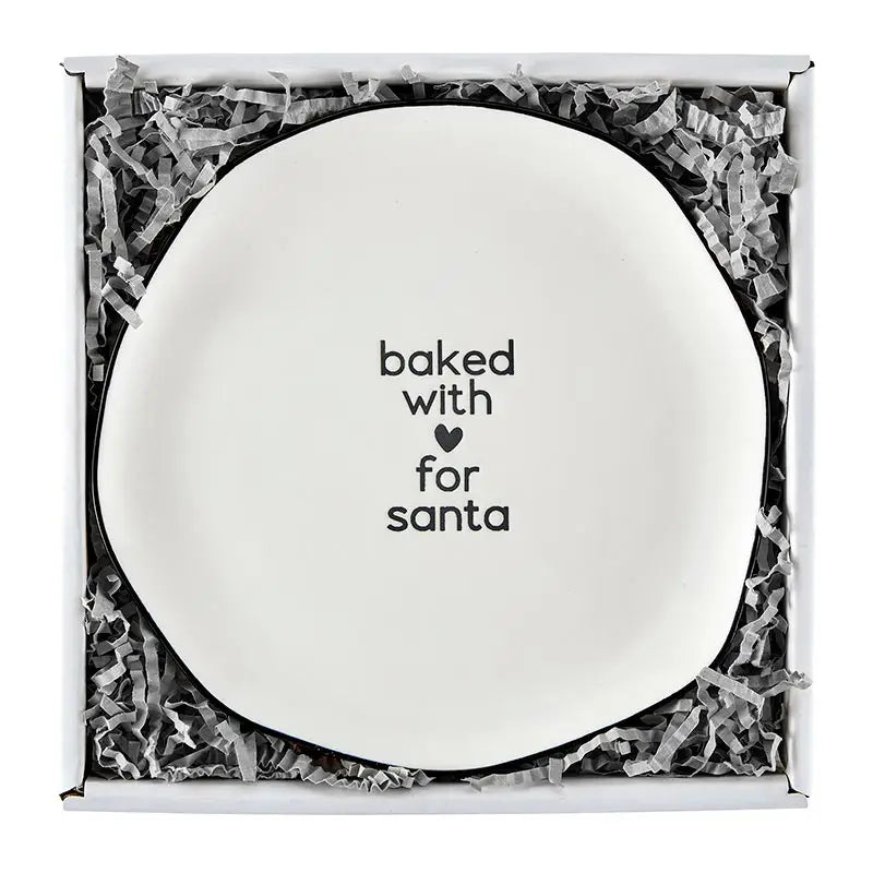 Ceramic Plate For Santa