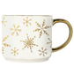 Mug: Gold Snowflakes Coffee Mug