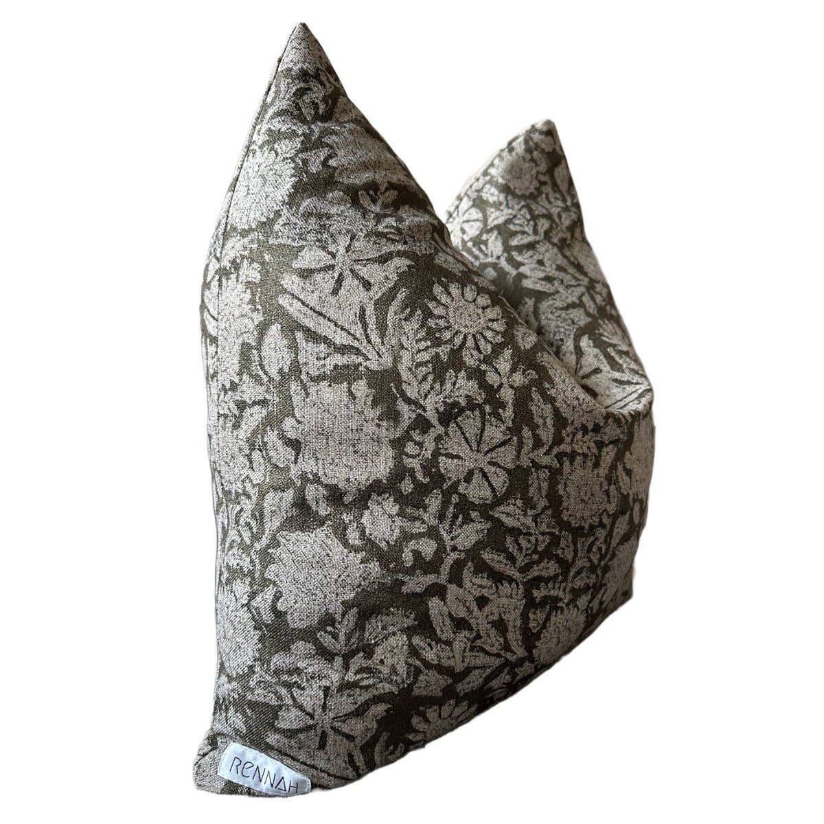 Rennah Collective - Meadow Outdoor/Indoor Pillow Cover: 22x22 Cover Only