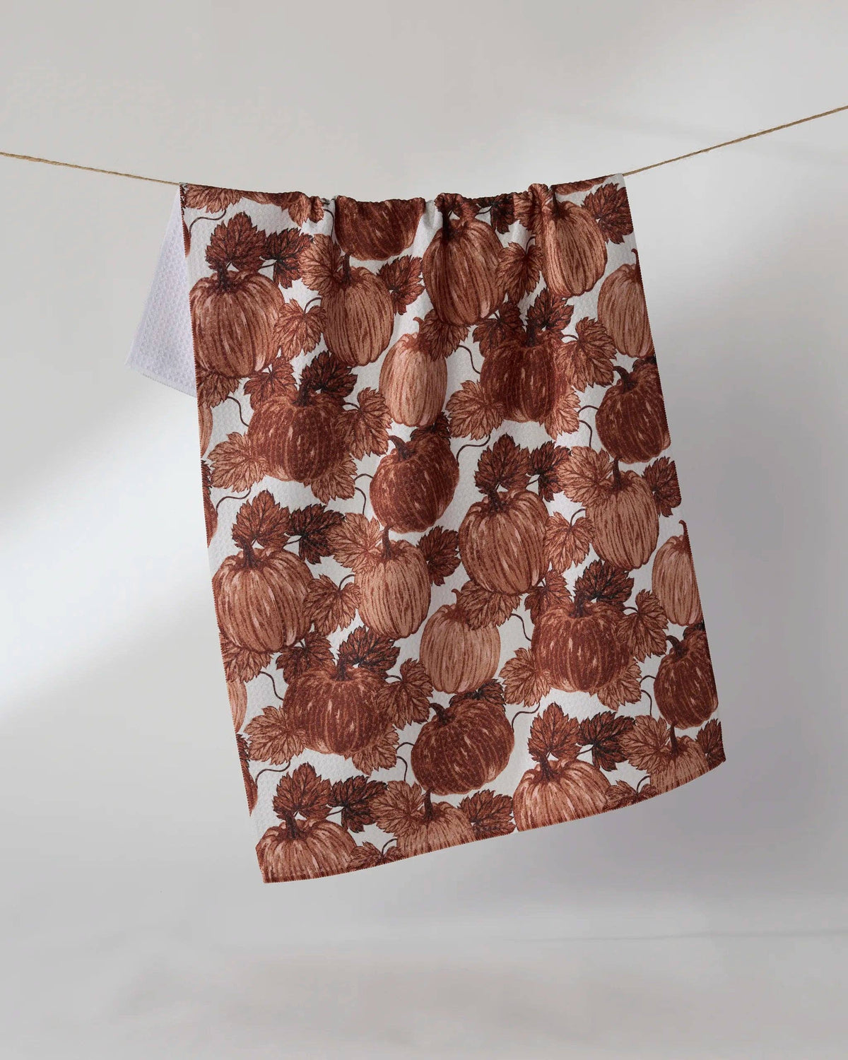 Geometry - Harvest Moon Tea Towel: Orange