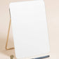 Glass + Gold Desktop Dry Erase Easel, 8.5" x 11"