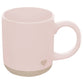 Mug: Heart Pink Stoneware Coffee Mug
