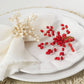 Beaded Napkin Ring: Vanilla