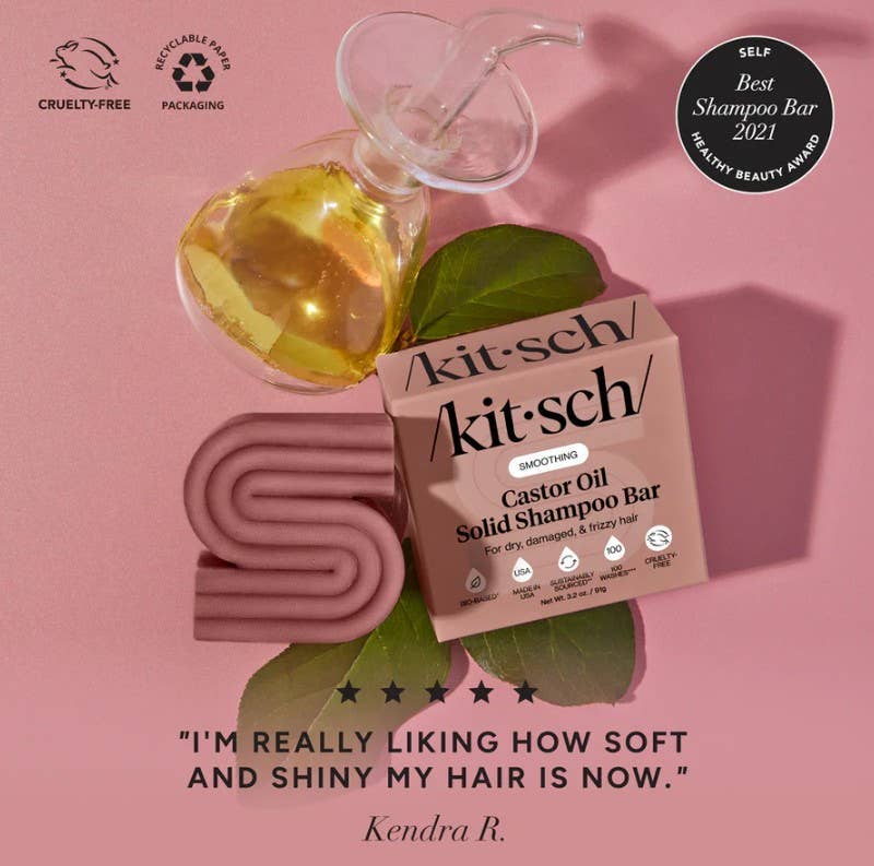 KITSCH - Castor Oil Nourishing Shampoo & Conditioner Bar Combo