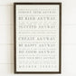 Love them Anyway | Mother Teresa | Wall Art: Soft White-Black Text / Light Brown Frame / 16 inches x 24 inches