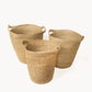 Handwoven Storage • Kata Basket with Slit Handle-Set of 3