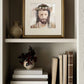 A King's Humility Print (unframed) / 6x6